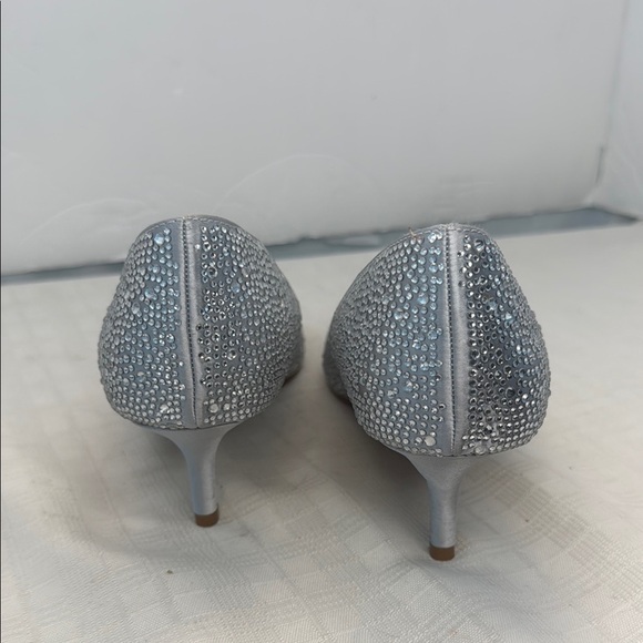 Jewel Badgley Mischka Frenchie Pointed Toe Kitten Heel size 9 - Picture 4 of 9